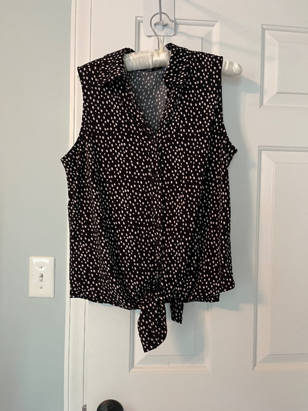 Adrianna Pappell Tie Blouse